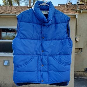 VINTAGE Blue Puffer Vest. Fjord Weather Wear by Nordic. Made in USA. GVP…